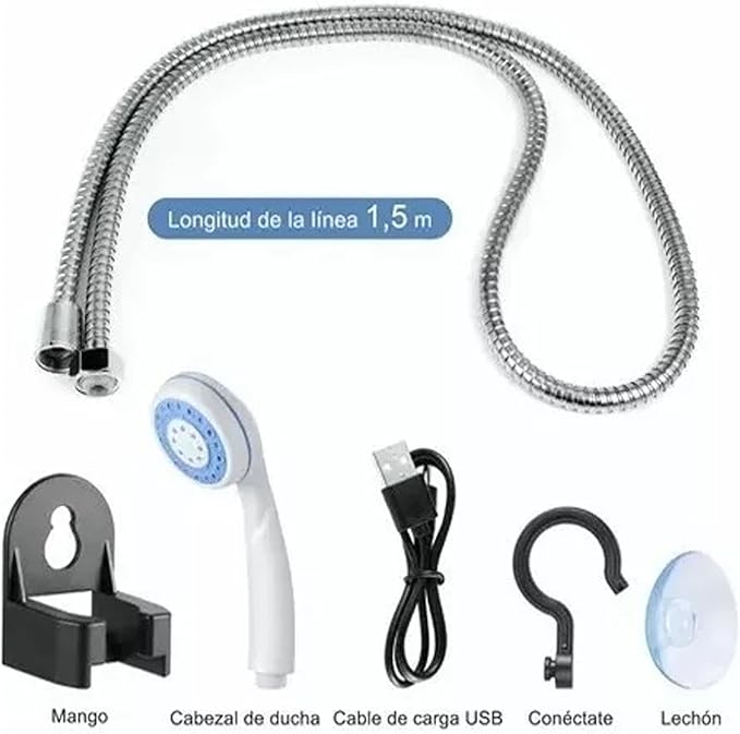 HydraGo- Ducha Portátil Recargable