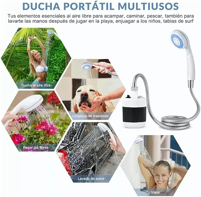 HydraGo- Ducha Portátil Recargable