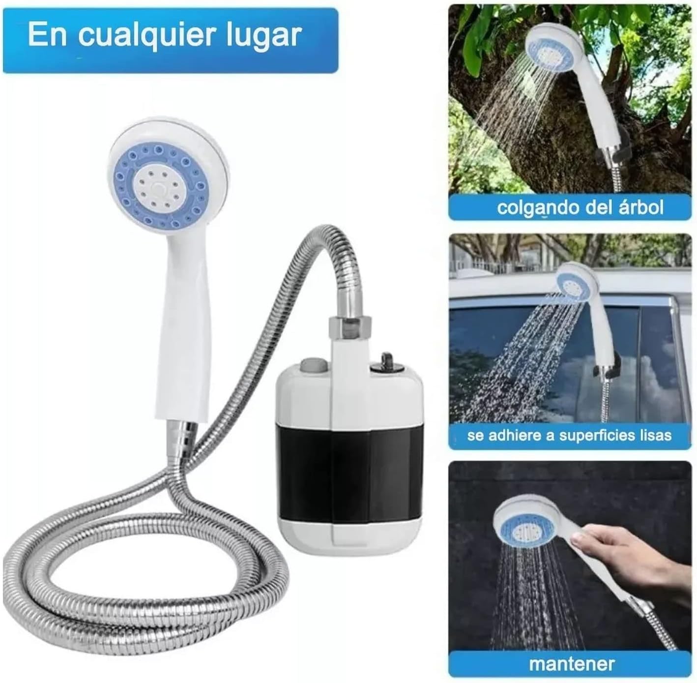 HydraGo- Ducha Portátil Recargable