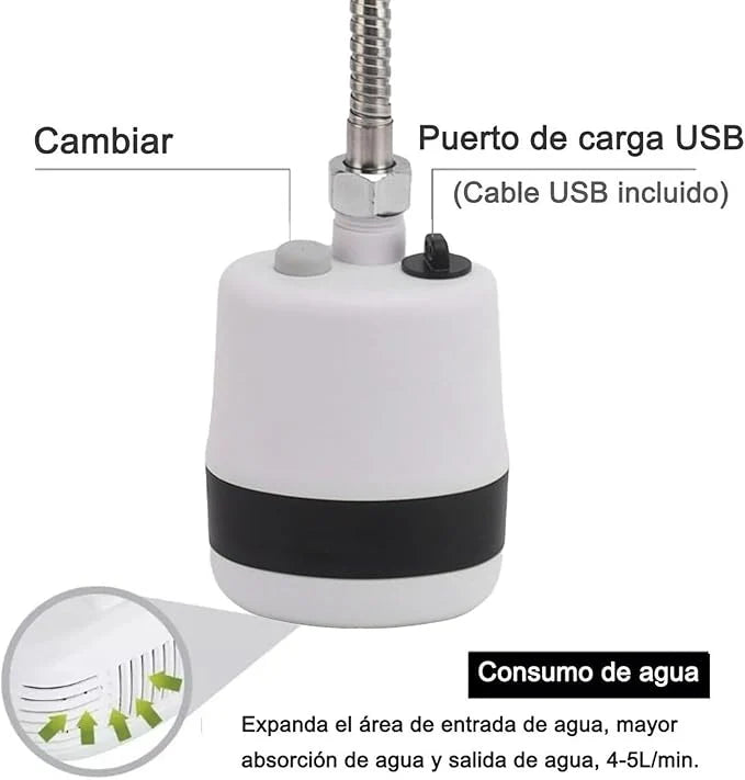 HydraGo- Ducha Portátil Recargable